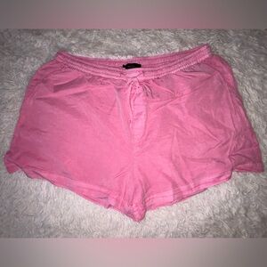 Forever 21 Pink Elastic Waist Shorts